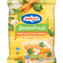 Photo of Birds Eye Steam fresh Carrot Cauliflower & Broccoli Mix 3 Steam Bags