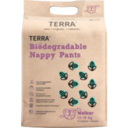 Photo of Terra Eco Nappy Pants Walker 14 Pack