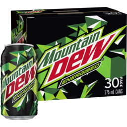 Photo of Mountain Dew Energised Soft Drink Multipack Cans Pack 30x375ml
