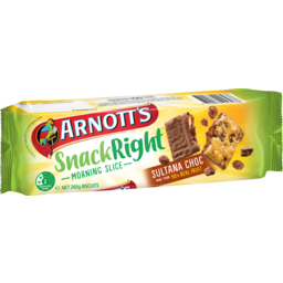 Photo of Arnotts Snack Right Fruit Slices Sultana/Choc