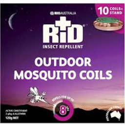 Photo of Rid Insect Repellent Outdoor Mosquito Coils 10 Pack