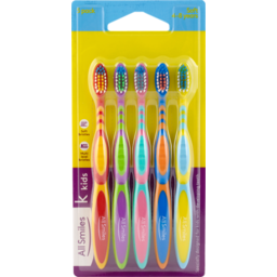 Photo of All Smiles Toothbrush Kids Soft 5 Pack