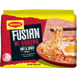 Photo of Maggi Fusian Mi Goreng Hot & Spicy Instant Noodles 5 Pack 365g