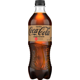 Photo of Coca-Cola Vanilla Zero Sugar Soft Drink Bottle 600mL