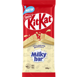 Photo of Kit Kat White Milky Bar Block 160gm