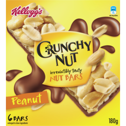 Photo of Kelloggs Crunchy Nut Peanut Bars 6 Pack 180g
