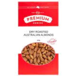 Photo of Premium Choice Almonds Dry Roasted Australian 400g