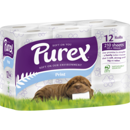 Photo of Purex Toilet Paper Print 12 Pack
