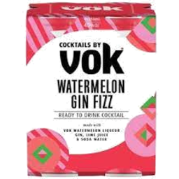 Photo of Vok Cocktail Watermelon Gin Fizz Can