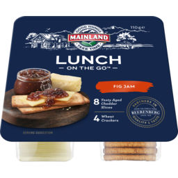 Photo of Mainland Lunch On the Go Cheese & Crackers Fig Jam