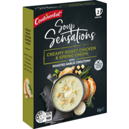 Photo of Continental Soup Sensations Creamy Roast Chicken & Sprin Onion With Roasted Garlic Croutons 61g
