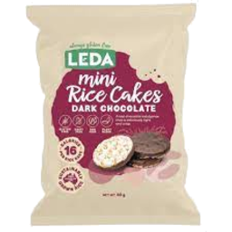 Photo of Leda Mini Rice Cake Dark Choc