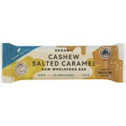 Photo of Ceres Organics Raw Wholefood Snack Bar Cashew Salted Caramel 50g