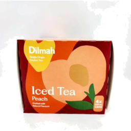 Photo of Dilmah Iced Tea Peach 4 Pack