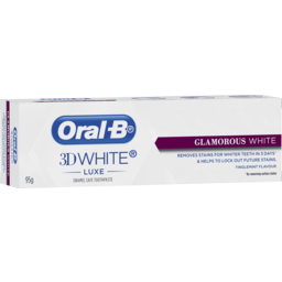 Photo of Oral-B 3d White Luxe Glamorous White Whitening Toothpaste, 95g