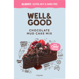 Photo of Well & Good Chocolate Mud Cake Mix With Choc Frosting 475g