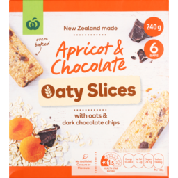 Photo of Select Oaty Slice Apricot Chocolate 6 Pack