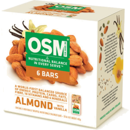 Photo of One Square Meal Almond Bars 6 Pack