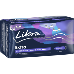 Photo of Libra Extra Goodnights Pads Long And Wide With Wings