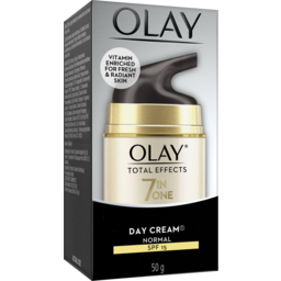 Photo of Olay Total Effects Face Cream Moisturiser Normal Spf 15 50g 50g