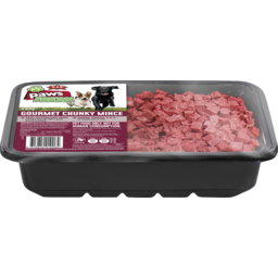 Photo of V.I.P. Petfoods Paws Fresh Gourmet Chunky Mince Chilled Dog Food 600g