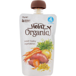 Photo of Heinz Organic Babyfood 4 Months Plus Sweet Baby Vegetables Pouch And Spout 120g