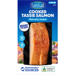 Photo of Tassal Cooked Tassie Salmon Naturally Smoked