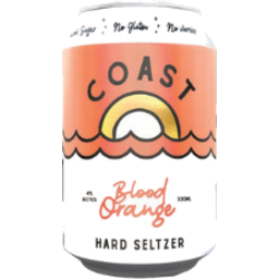 Photo of Coast Seltzer Blood Orange Ea