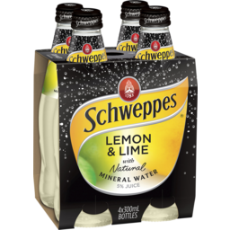 Photo of Schweppes Mineral Water Lemon & Lime 4.0x300ml