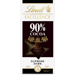 Photo of Lindt Excellence 90% Cocoa Dark Chocolate 100g 100g