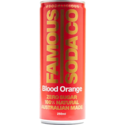 Photo of Famous Soda Blood Orange 250ml