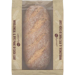 Photo of Comm Co Loaf Pane Di Casa Wholemeal & Rye 500gm