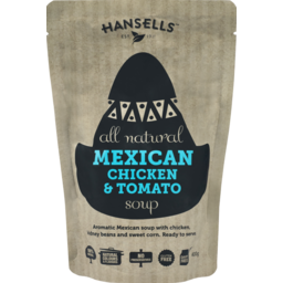 Photo of Hansells Soup Pouch Gluten Free Mexican Chicken & Tomato 400g