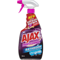 Photo of Ajax Professional Bathroom Disinfectant Cleaning Spray, 500ml 500ml