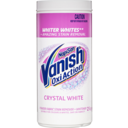 Photo of Vanish Napisan Oxi Action Crystal White Stain Remover Powder 2kg