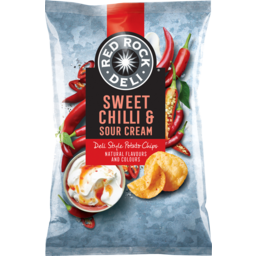 Photo of Red Rock Deli Potato Chips Sweet Chilli & Sour Cream 165g