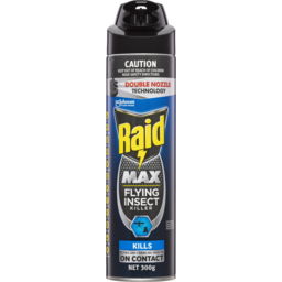 Photo of Raid Max Spring Meadow Flying Insect Killer Double Nozzel Spray Aerosol