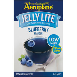 Photo of Aeroplane Jelly Lite Blueberry 2x9gm