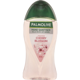 Photo of Palmolive Antibacterial Hand Sanitiser Japanese Cherry Blossom Non-Sticky Rinse Free Travel Carry On Friendly 48ml