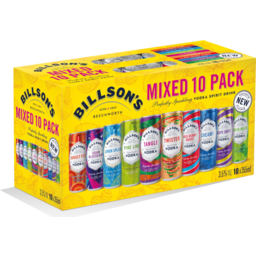 Photo of Billson's Vodka Mixed Pack Can 10pk