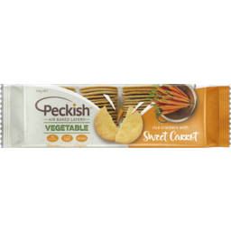Photo of Peckish Vegetable Rice Crackers With Sweet Carrot 100g
