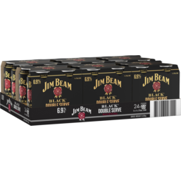 Photo of Jim Beam Black & Cola Double Serve Can 6.9% 375ml 24 Pack