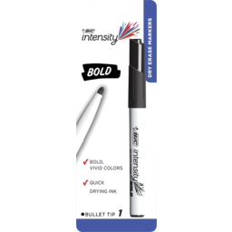 Photo of Bic Intensity Dry Erase Whiteboard Marker Black 1 Pack 