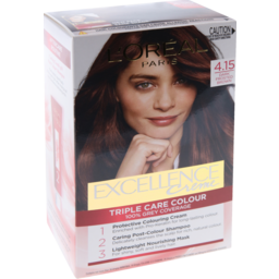 Photo of L'oréal Paris Excellence Crème Permanent Hair Colour - 4.15 Dark Frosted Brown