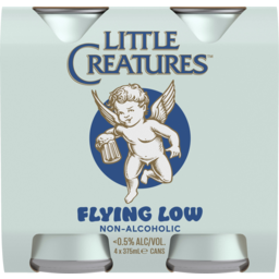 Photo of Little Creatures Flying Low Non Alcoholic Beer Cans
