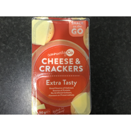 Photo of Community Co Cheese Extra Tasty Cheese & Crackers 4pk