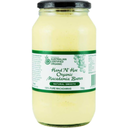 Photo of Hand N Hoe Macadamia Butter Natural Smooth 700g