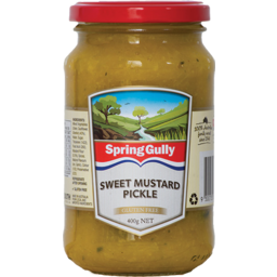 Photo of Spring Gully Gluten Free Sweet Mustard Pickles 400gm