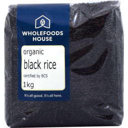 Photo of Wholefoods House Rice Black Organic 1kg