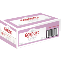 Photo of Gordons Pink Gin & Soda Cans